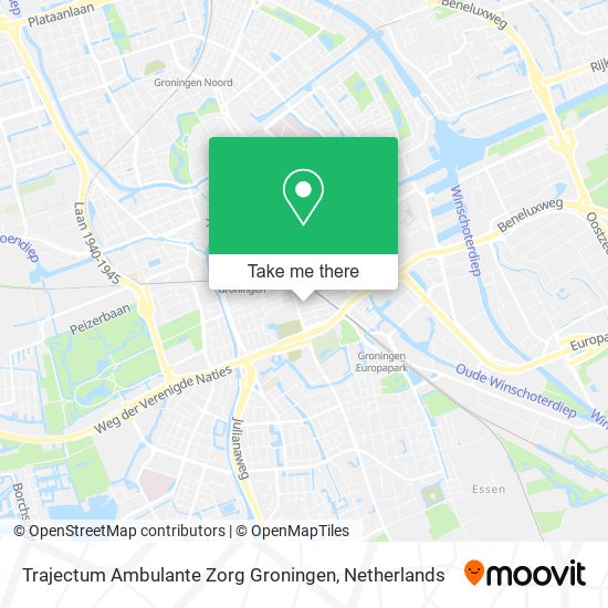 Trajectum Ambulante Zorg Groningen Karte