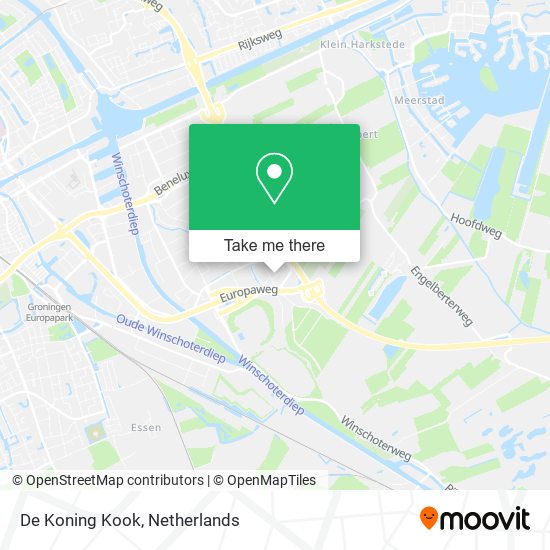 De Koning Kook map