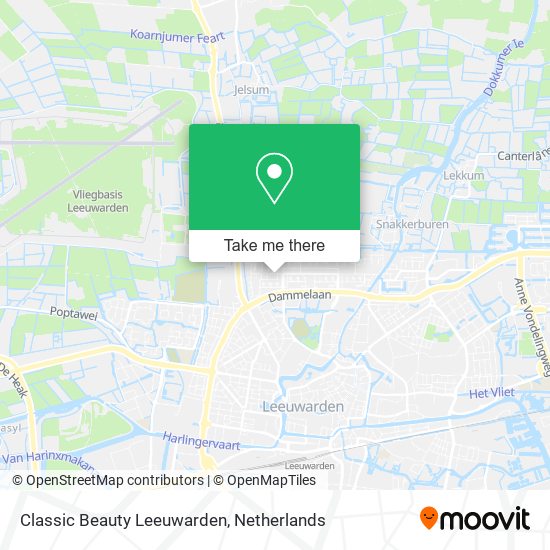 Classic Beauty Leeuwarden map