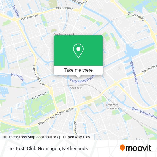 The Tosti Club Groningen map