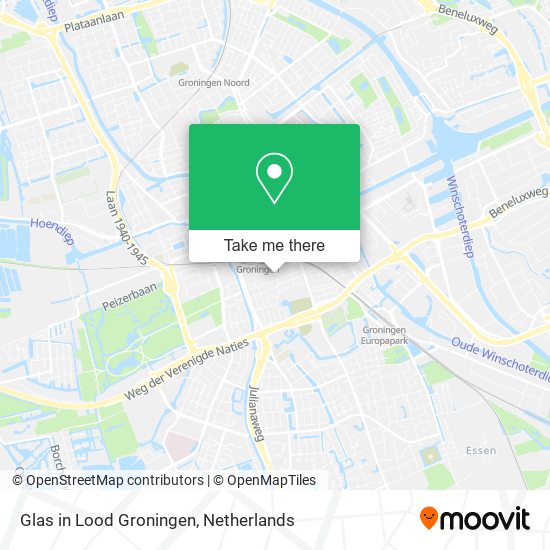 Glas in Lood Groningen Karte