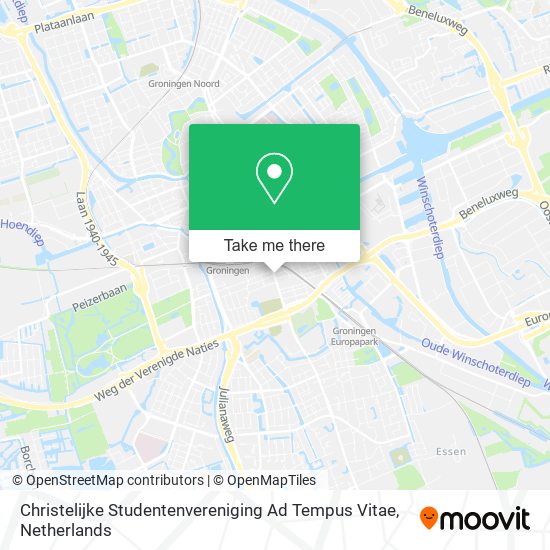 Christelijke Studentenvereniging Ad Tempus Vitae Karte