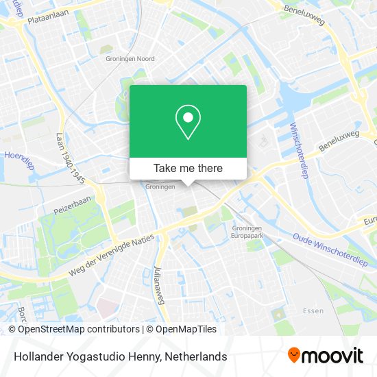 Hollander Yogastudio Henny map