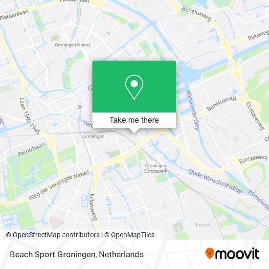 Beach Sport Groningen map