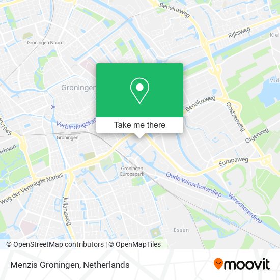 Menzis Groningen map