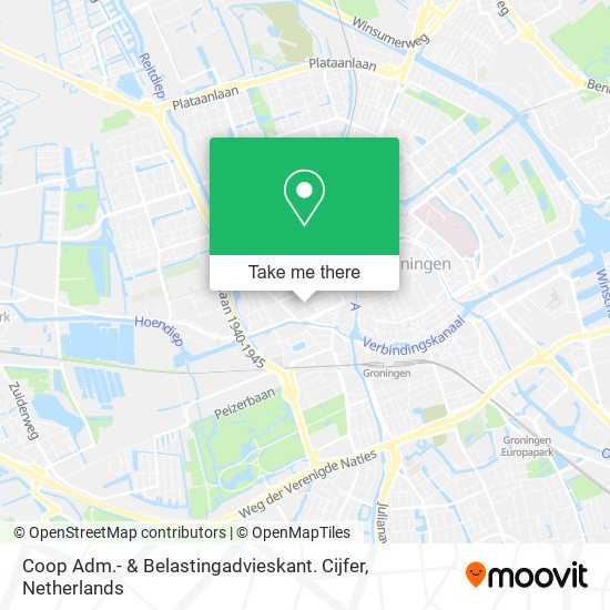 Coop Adm.- & Belastingadvieskant. Cijfer map