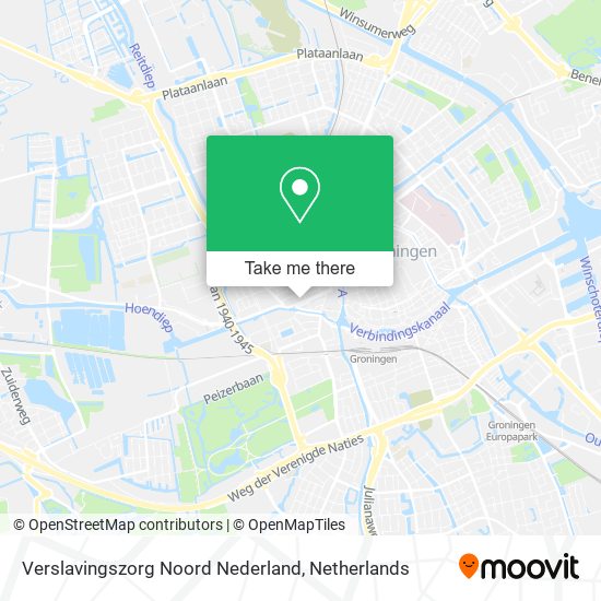 Verslavingszorg Noord Nederland map