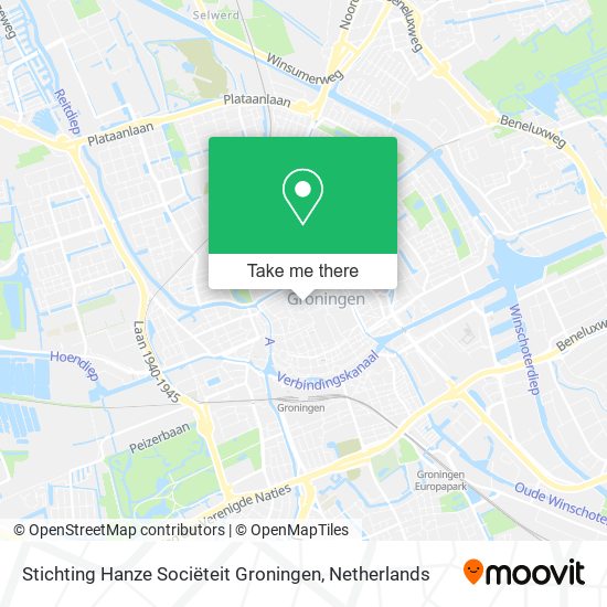 Stichting Hanze Sociëteit Groningen Karte