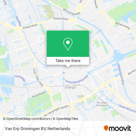 Van Erp Groningen BV map