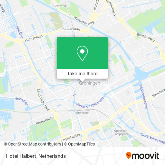 Hotel Halbert map
