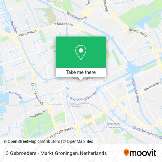 3 Gebroeders - Markt Groningen map