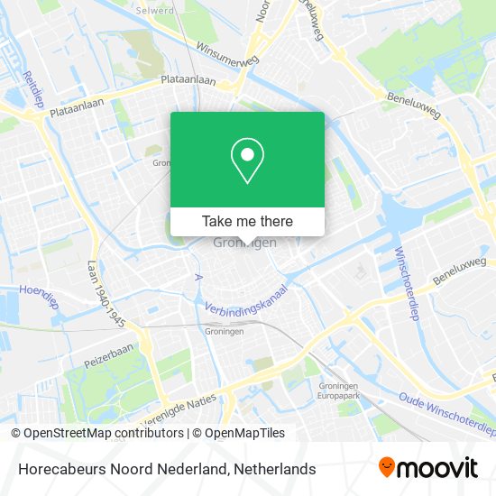 Horecabeurs Noord Nederland Karte