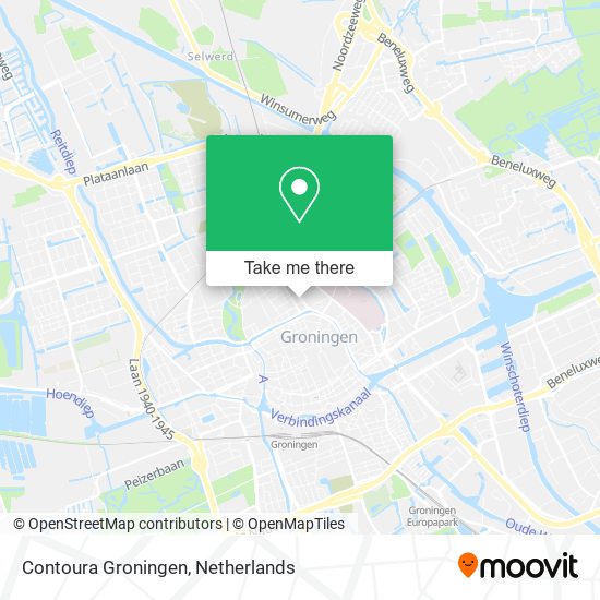 Contoura Groningen map