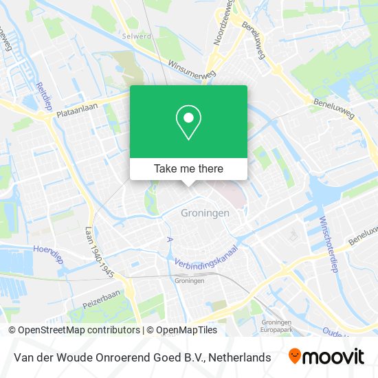 Van der Woude Onroerend Goed B.V. map