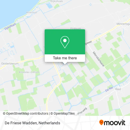 De Friese Wadden map