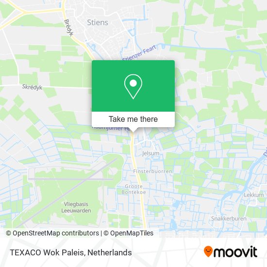 TEXACO Wok Paleis map