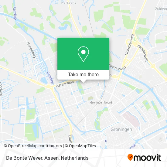 De Bonte Wever, Assen map