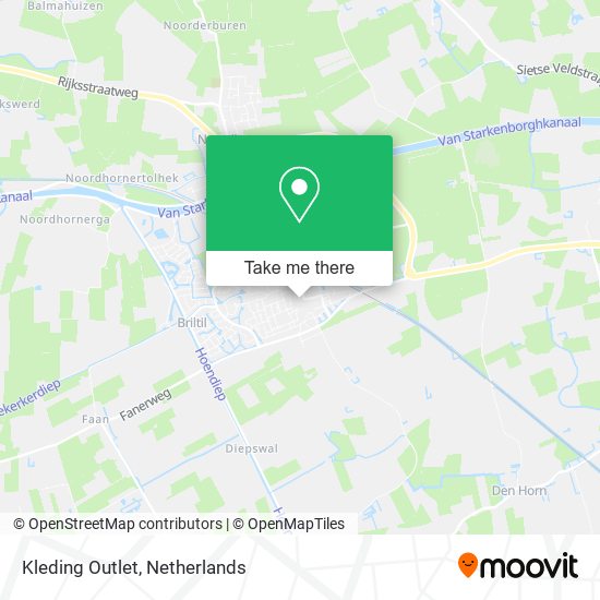 Kleding Outlet map