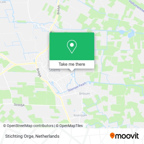 Stichting Orge map