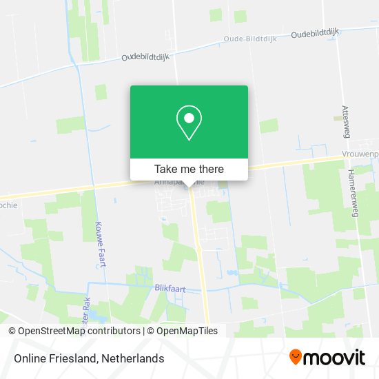 Online Friesland map