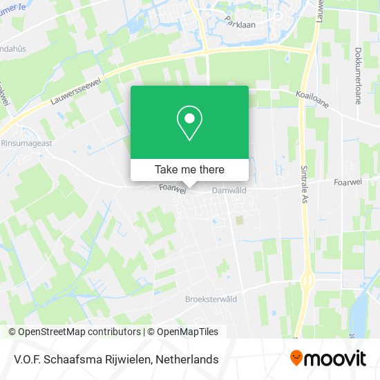 V.O.F. Schaafsma Rijwielen map