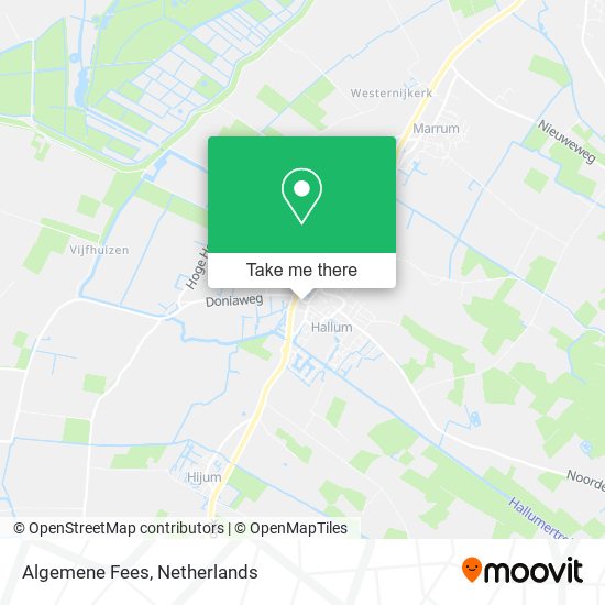 Algemene Fees map