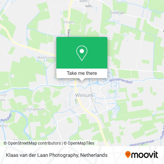 Klaas van der Laan Photography map