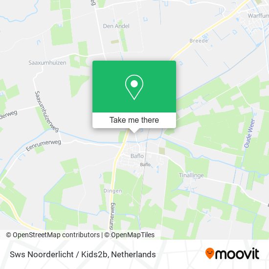 Sws Noorderlicht / Kids2b map