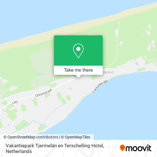 Vakantiepark Tjermelân en Terschelling Hotel map