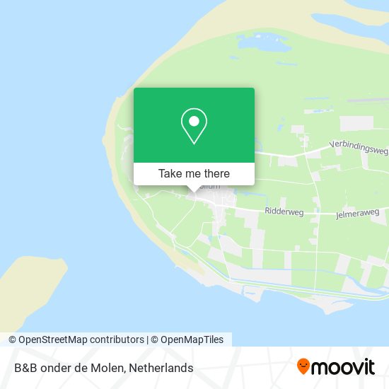 B&B onder de Molen map