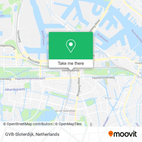 GVB-Sloterdijk map