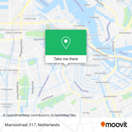 Marnixstraat 317 map