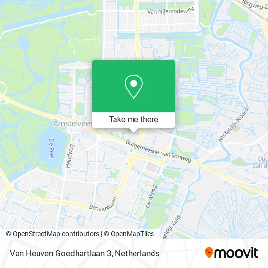 Van Heuven Goedhartlaan 3 Karte