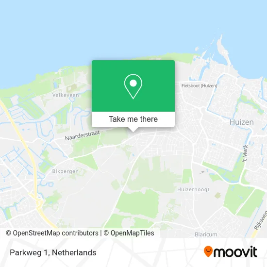 Parkweg 1 map