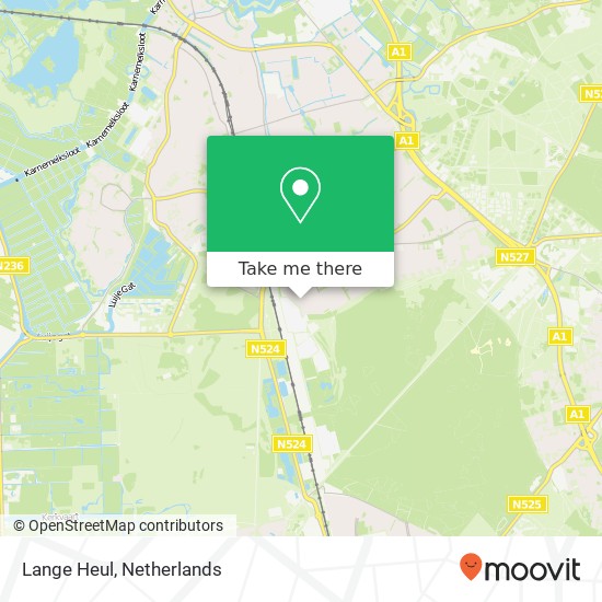 Lange Heul map