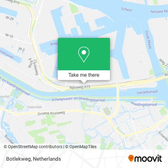 Botlekweg map