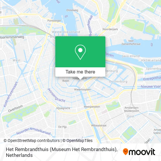 Het Rembrandthuis (Museum Het Rembrandthuis) map