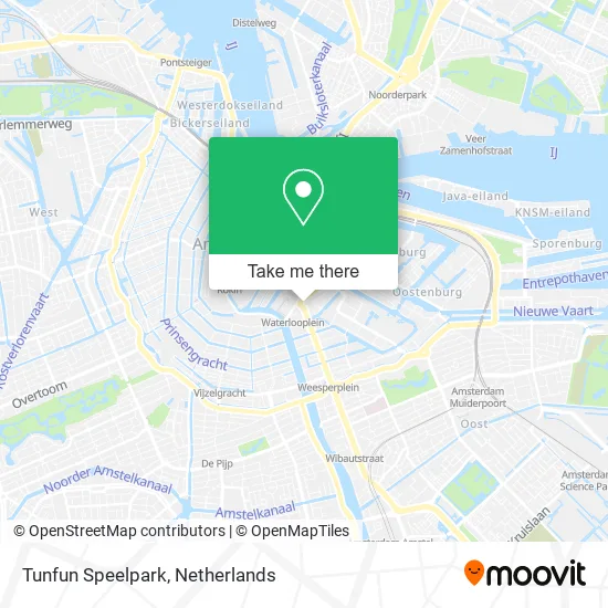 Tunfun Speelpark map