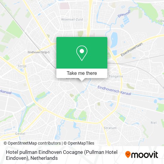 Hotel pullman Eindhoven Cocagne (Pullman Hotel Eindoven) map