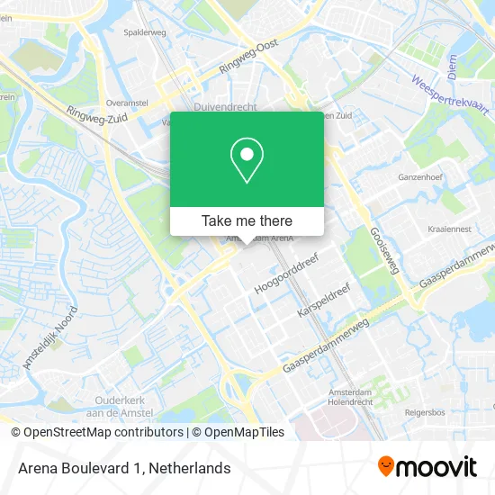 Arena Boulevard 1 map