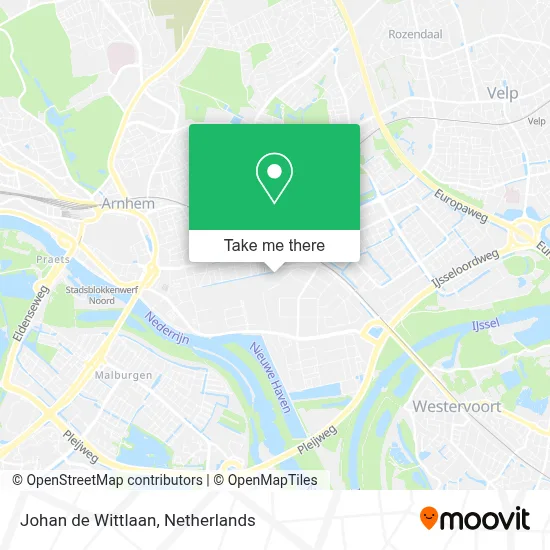 Johan de Wittlaan map