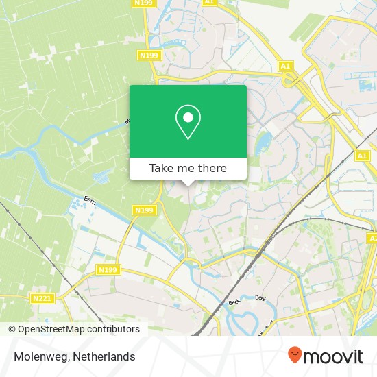 Molenweg map