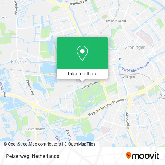 Peizerweg map