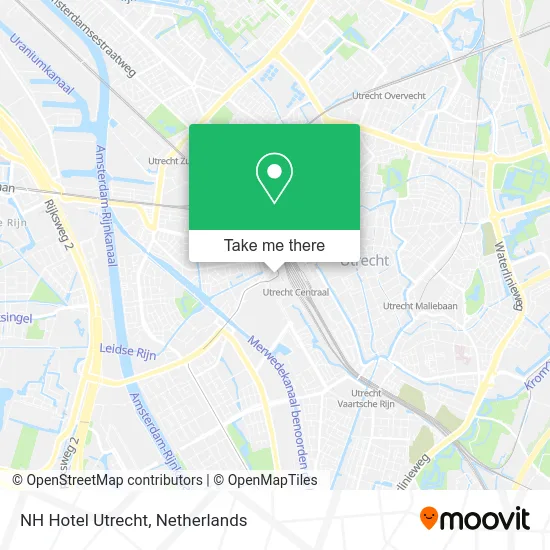 NH Hotel Utrecht map