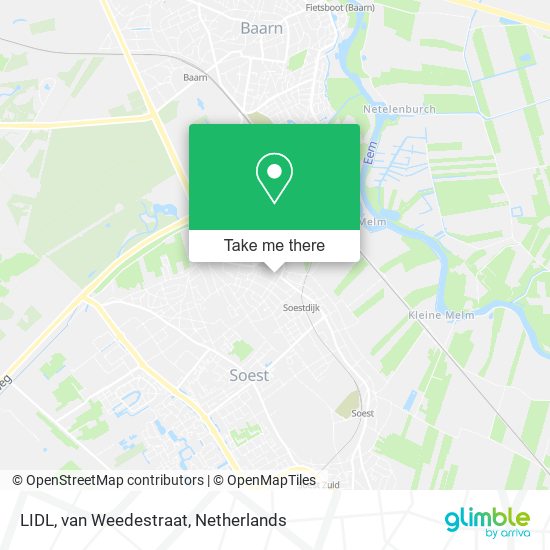 Zwerver Nylon Romanschrijver How to get to LIDL, van Weedestraat in Soest by Train or Bus?