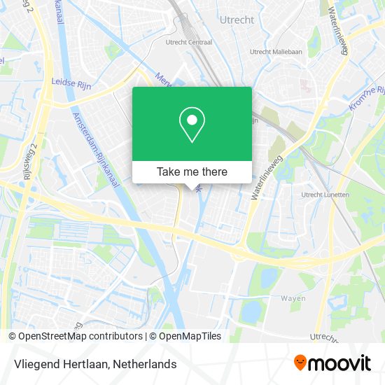 Vliegend Hertlaan map