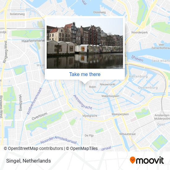 Vermoorden smaak Wereldwijd How to get to Singel in Amsterdam by Bus, Train, Light Rail or Metro?
