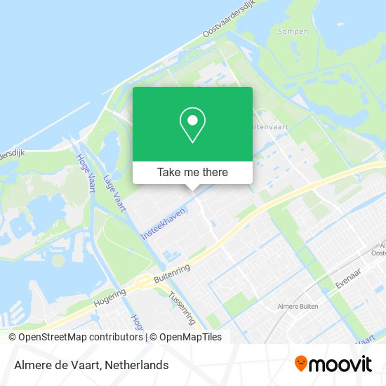 Almere de Vaart Karte