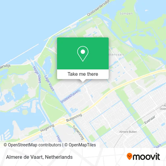 Almere de Vaart map