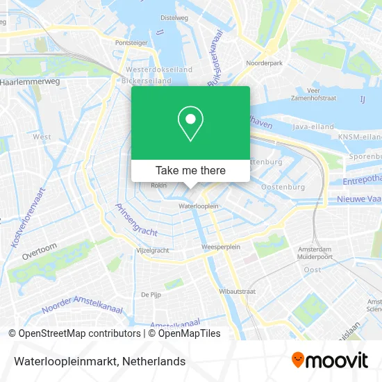 Waterloopleinmarkt map